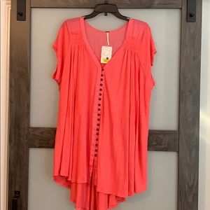 Free People NWT pink Top